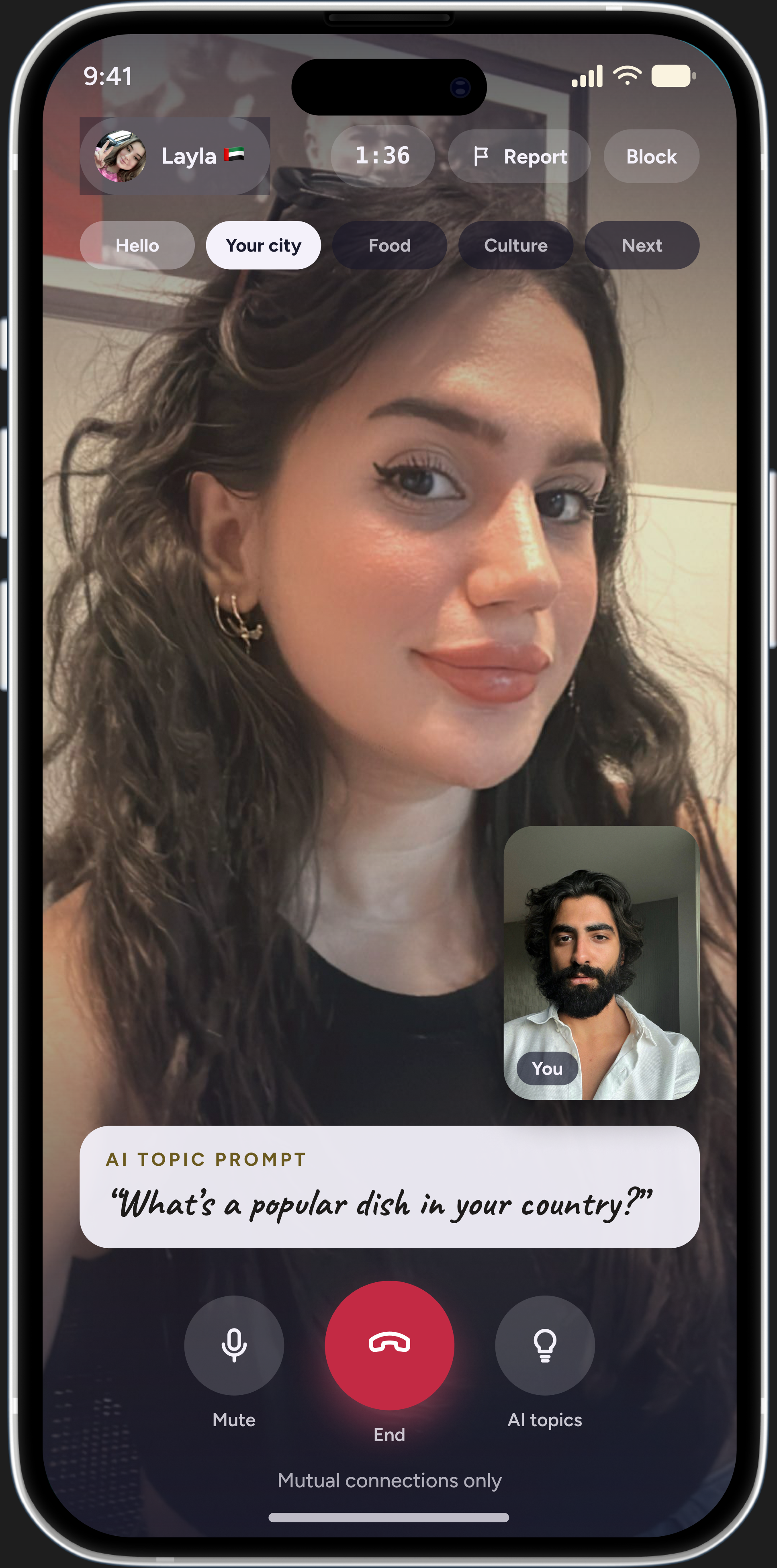 OiVox face-to-face video conversation